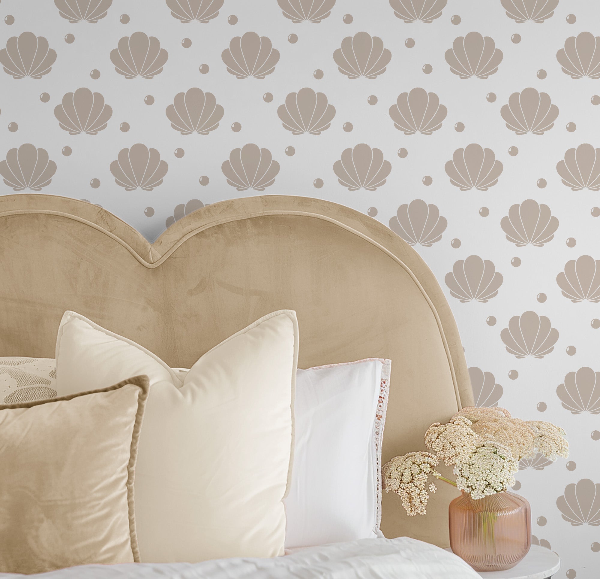 Neutral Shells-wallpaper-eco-friendly-easy-removal-Gioia Wall Art-5