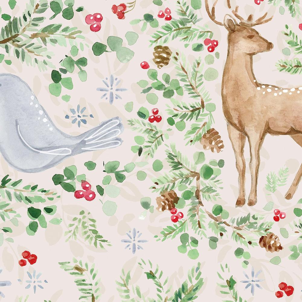 Nordic Winter Pattern IC-wallpaper-eco-friendly-easy-removal-Katrina Pete-3
