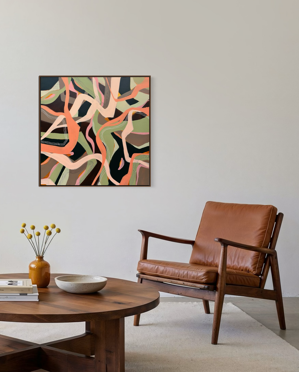 Notes from the forest floor-by-Sibylle Zinnocker-original art-Gioia