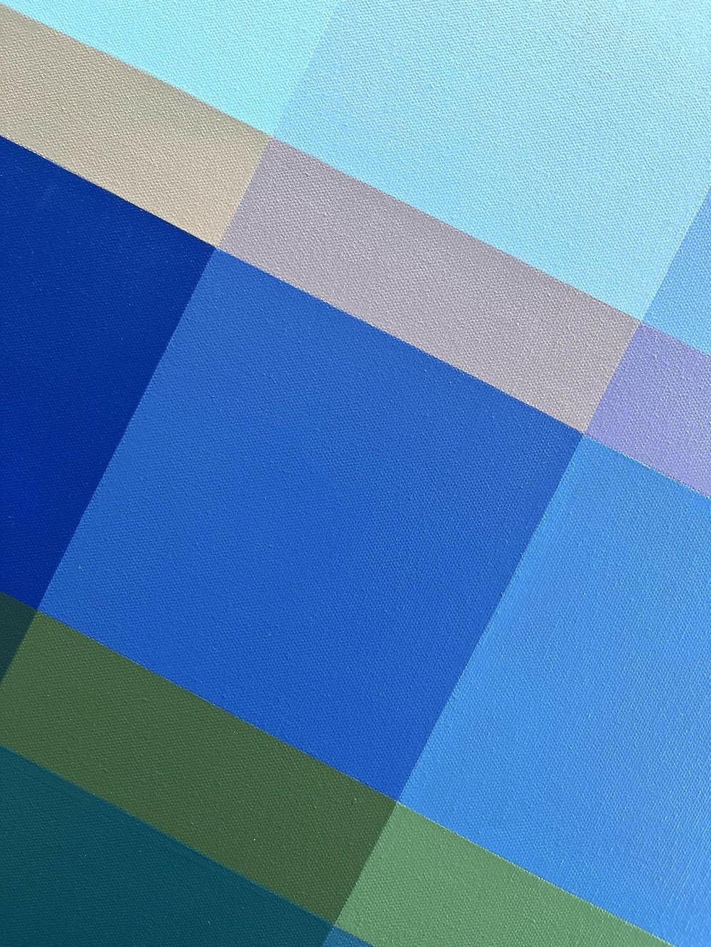 Ocean Promenade, Original Hand-Painted Canvas By Charlotte De Pace-by-Charlotte De Pace-original art-Gioia