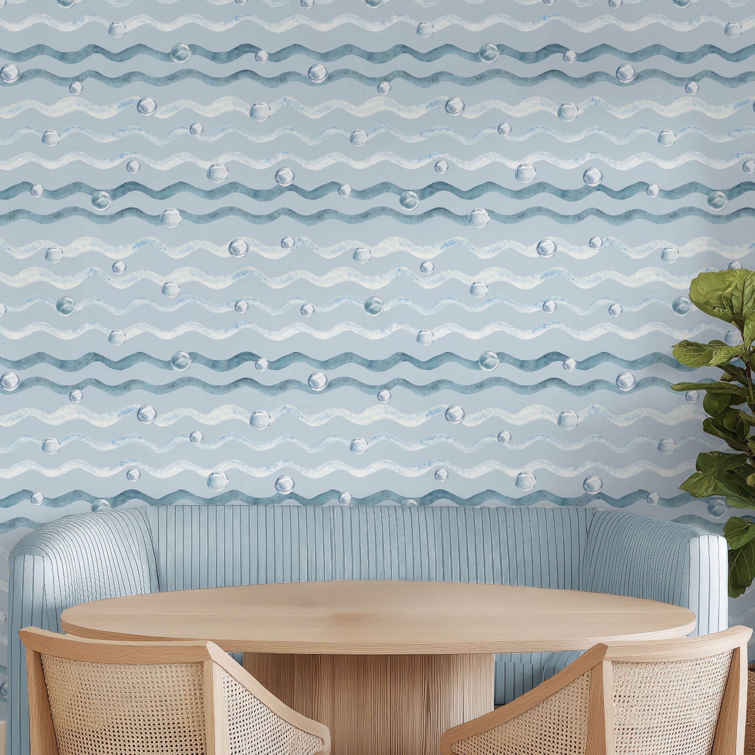 Ocean Waves-wallpaper-eco-friendly-easy-removal-Gioia Wall Art-2