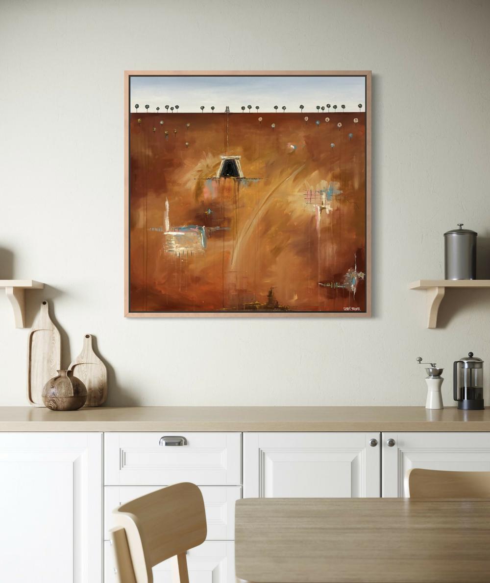 Old Timers Gold Mine-by-Peter Taylor-original art-Gioia
