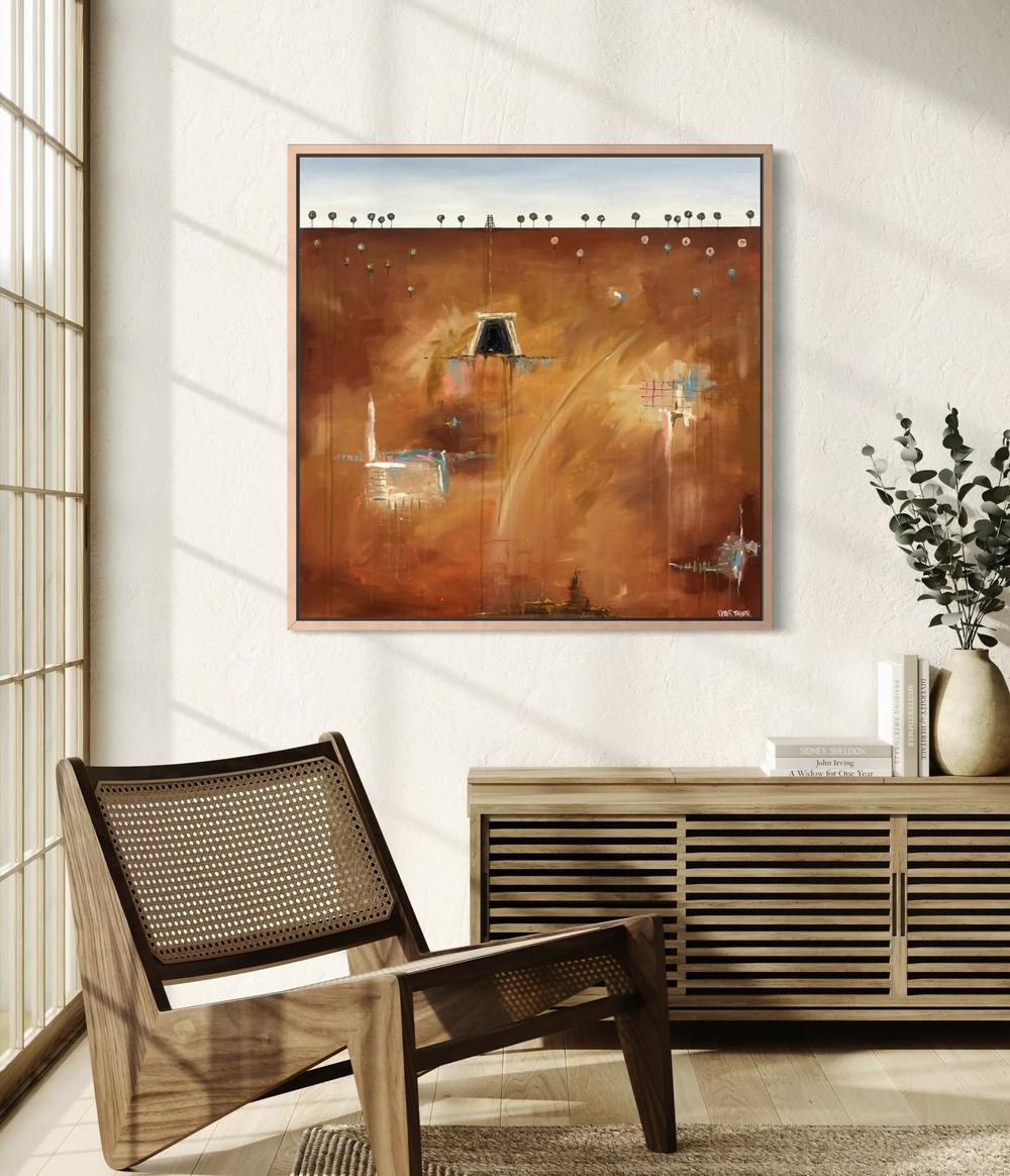Old Timers Gold Mine-by-Peter Taylor-original art-Gioia