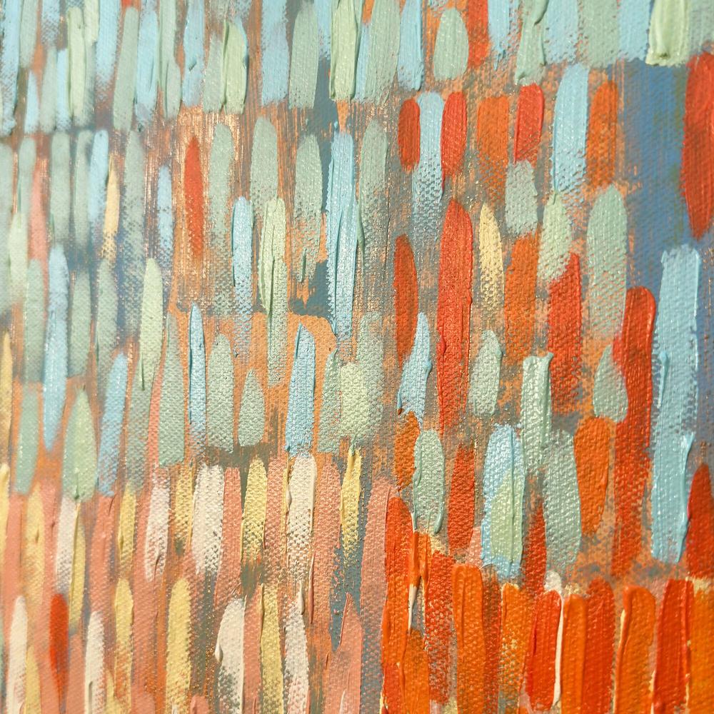 Orange Sun Over the Lake - Original Painting-by-Ekaterina Prisich Original Art-original art-Gioia