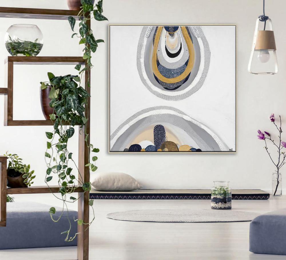 Outback By The Sea, Original Hand-Painted Canvas By Ani Ipradjian-by-Ani Ipradjian-original art-Gioia