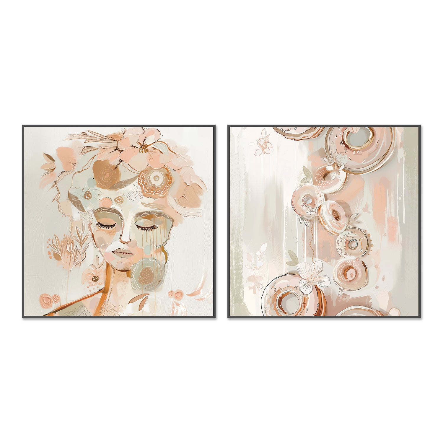 Evie & Evie's Donuts, Set Of 2