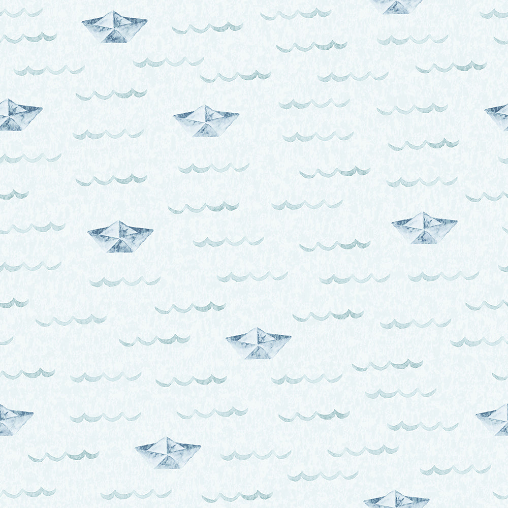 Paper Boats-wallpaper-eco-friendly-easy-removal-Gioia Wall Art-1