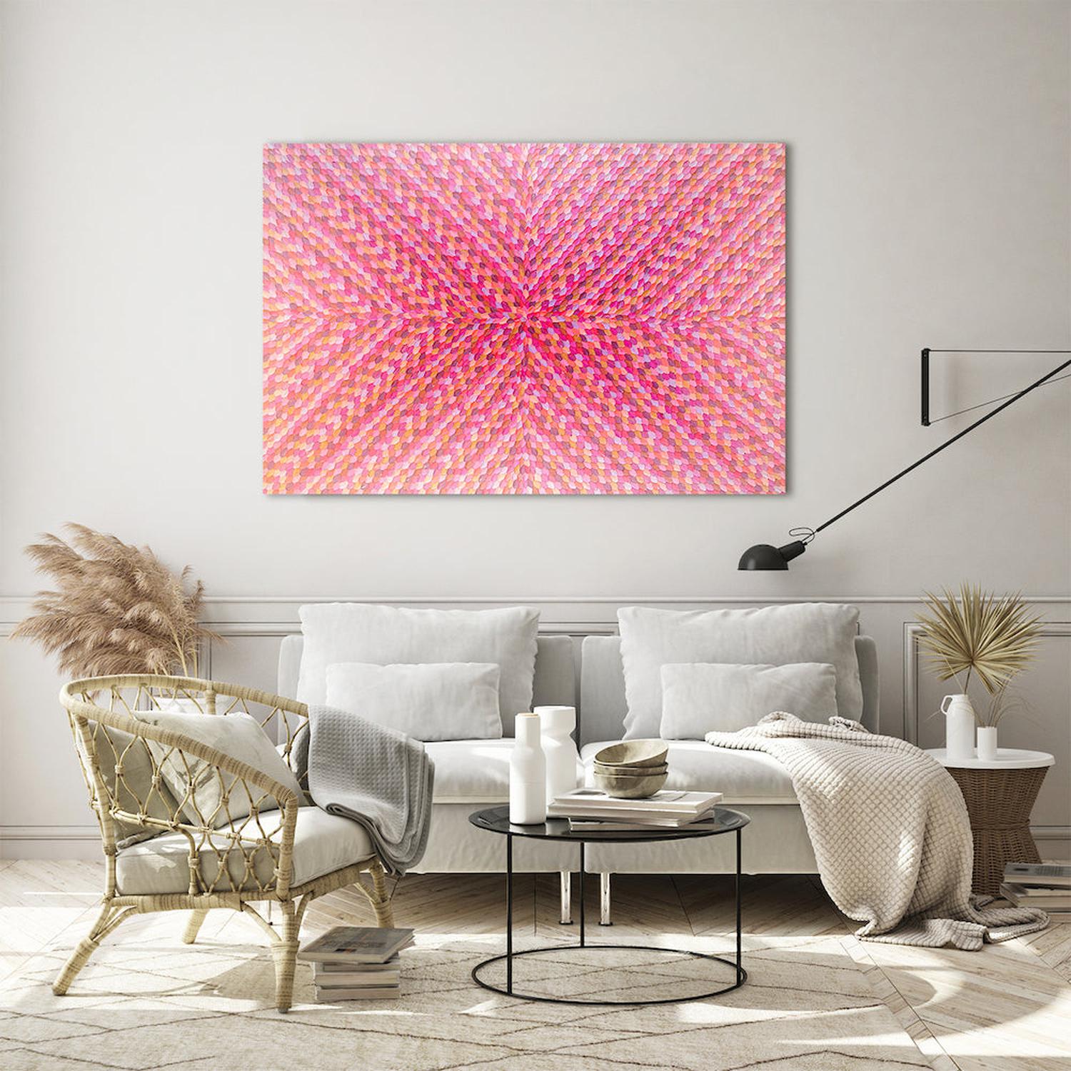 Patterns Of Love, Original Hand-Painted Canvas By Guzaliya Xavier-by-Guzaliya Xavier-original art-Gioia