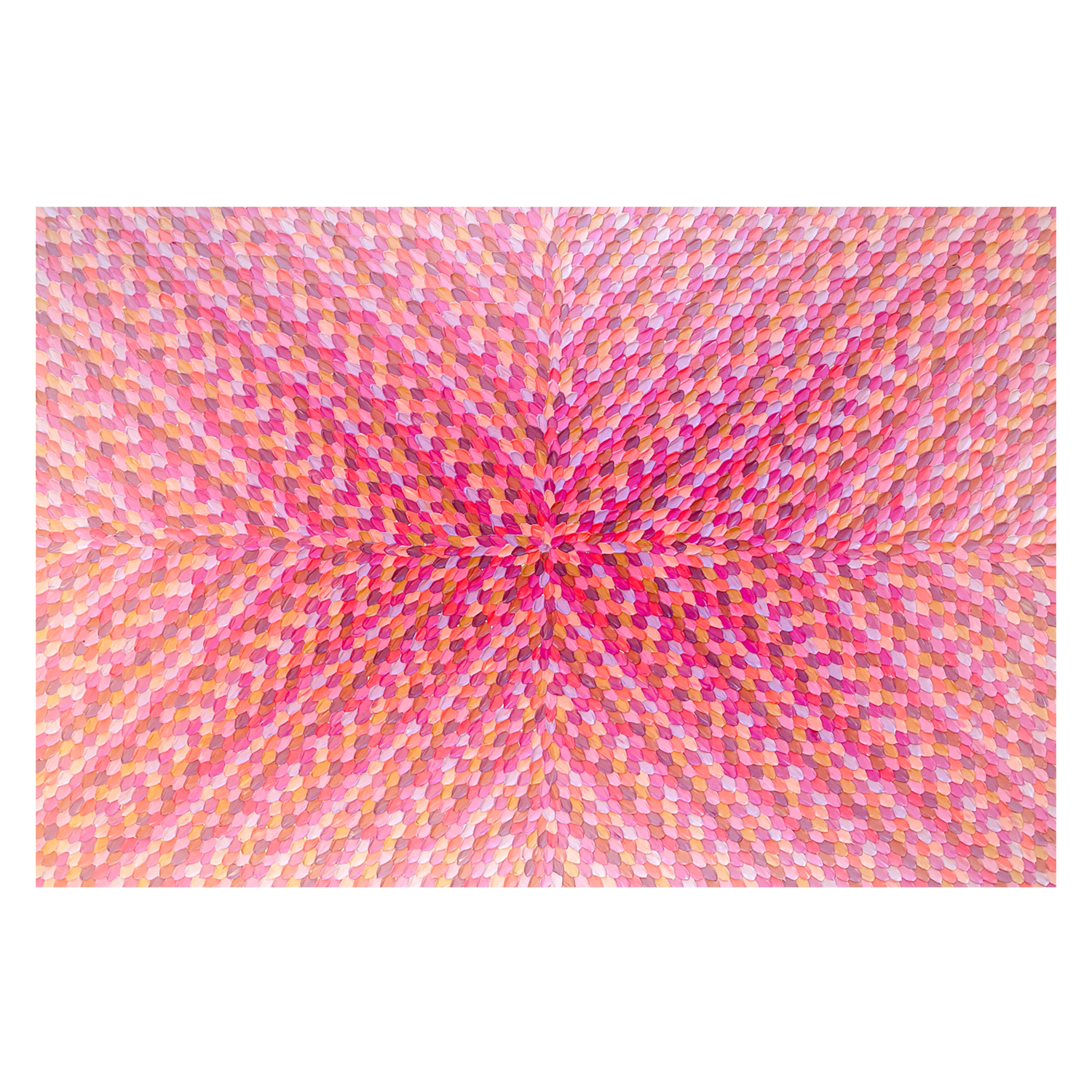 Patterns Of Love, Original Hand-Painted Canvas By Guzaliya Xavier-by-Guzaliya Xavier-original art-Gioia