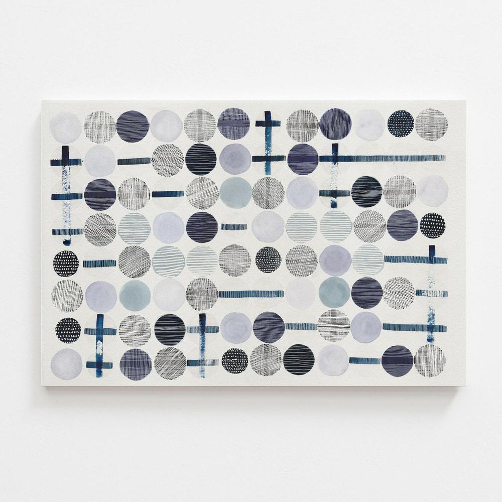 Patterns of Connection, Original Hand-Painted Canvas By Danushka Abeygoda-by-Danushka Abeygoda-original art-Gioia