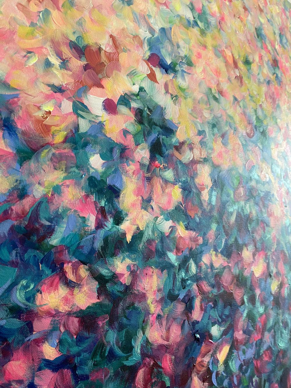 Petal Path , Original Artwork-by-Katherine Spiller-original art-Gioia