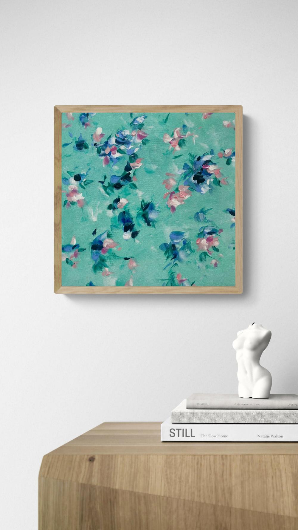 Petals of Gratitude , Original Artwork-by-Katherine Spiller-original art-Gioia