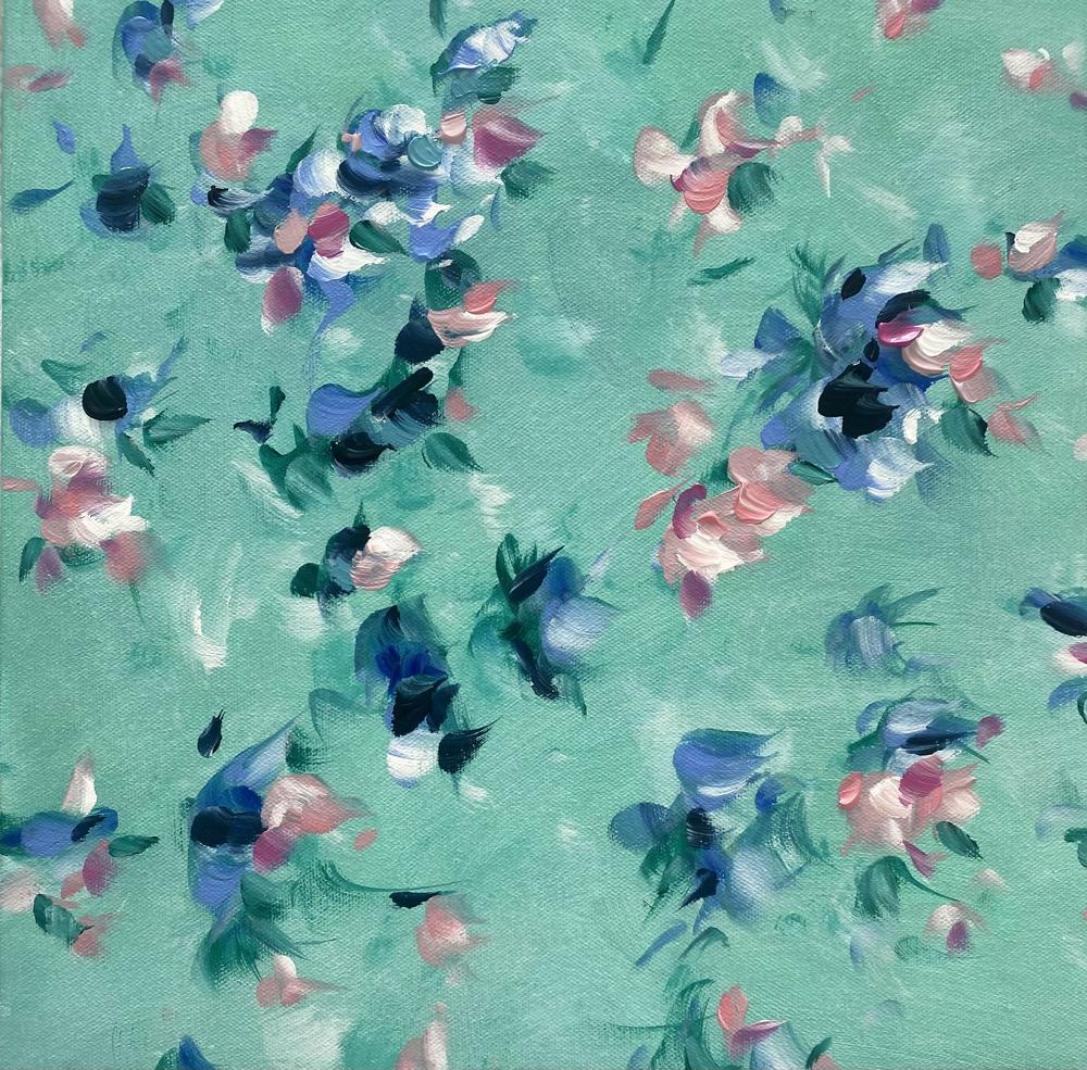 Petals of Gratitude , Original Artwork-by-Katherine Spiller-original art-Gioia