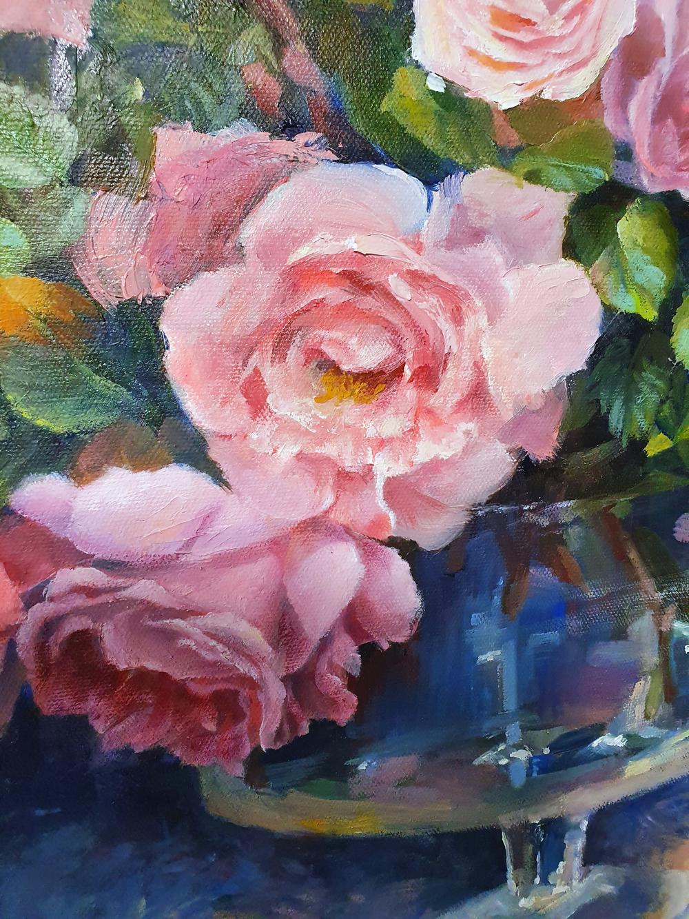 Pink Serenade-by-Tatyana Soboleva-original art-Gioia