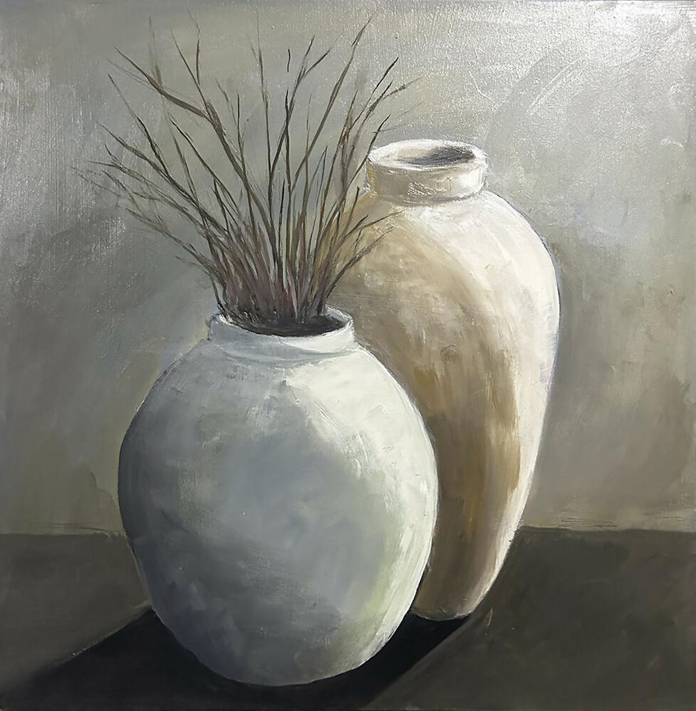 Pots I-by-Pamela Gleeson Original Art-original art-Gioia