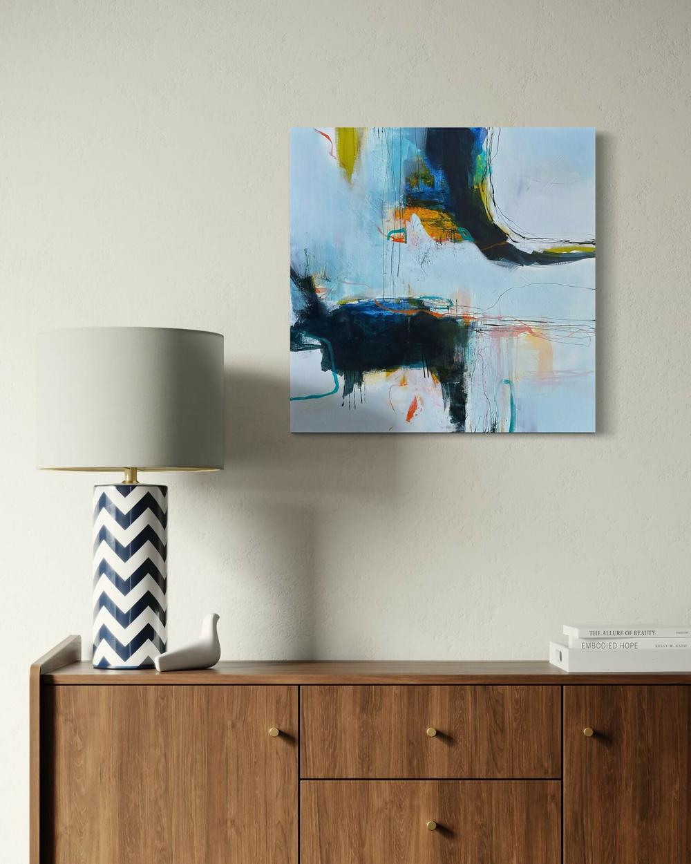 Pulling at the threads-by-Sibylle Zinnocker-original art-Gioia