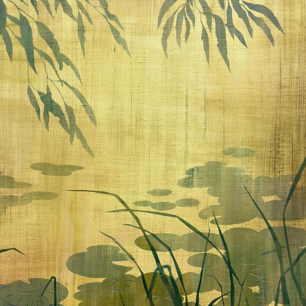 Quiet Pond - Original Painting by Ekaterina Prisich-by-Ekaterina Prisich-original art-Gioia