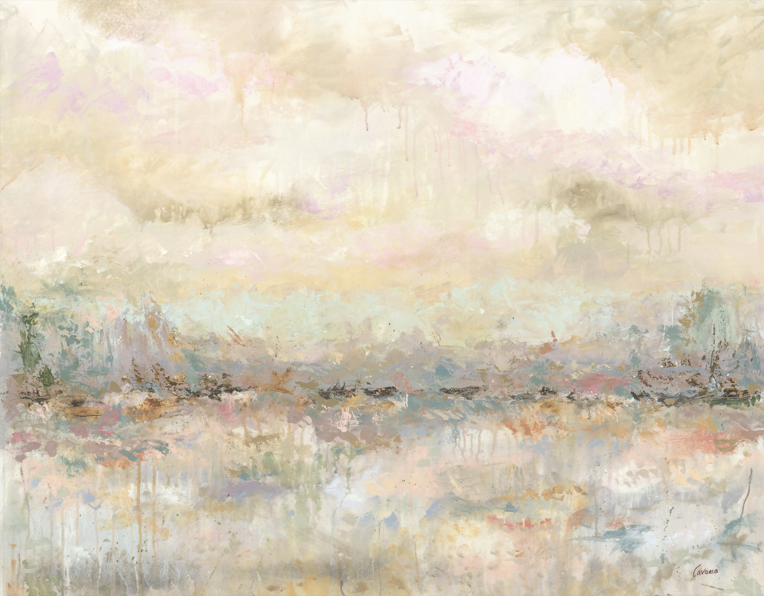 Soft Light Acrylic On Canvas 93X115Cm By Karen Cavania Original Artwork