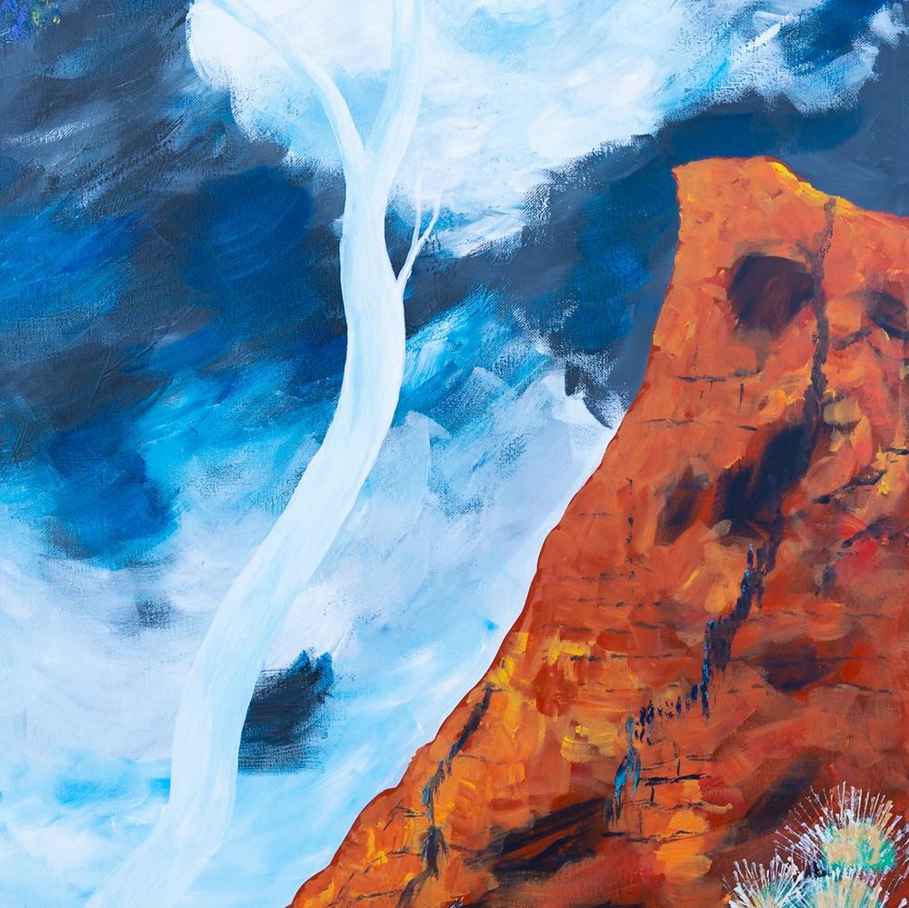 Reach For The Sky-by-Carolyn Brennan-Tucker-original art-Gioia