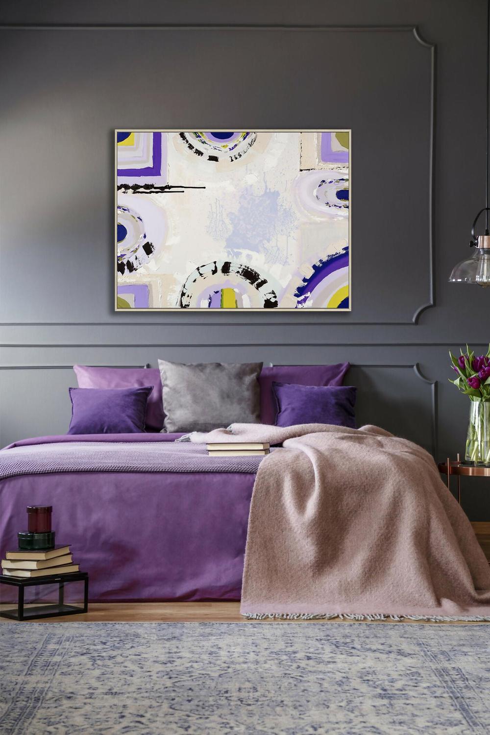 Red Hill Lavender Farm-by-Ani Ipradjian-original art-Gioia