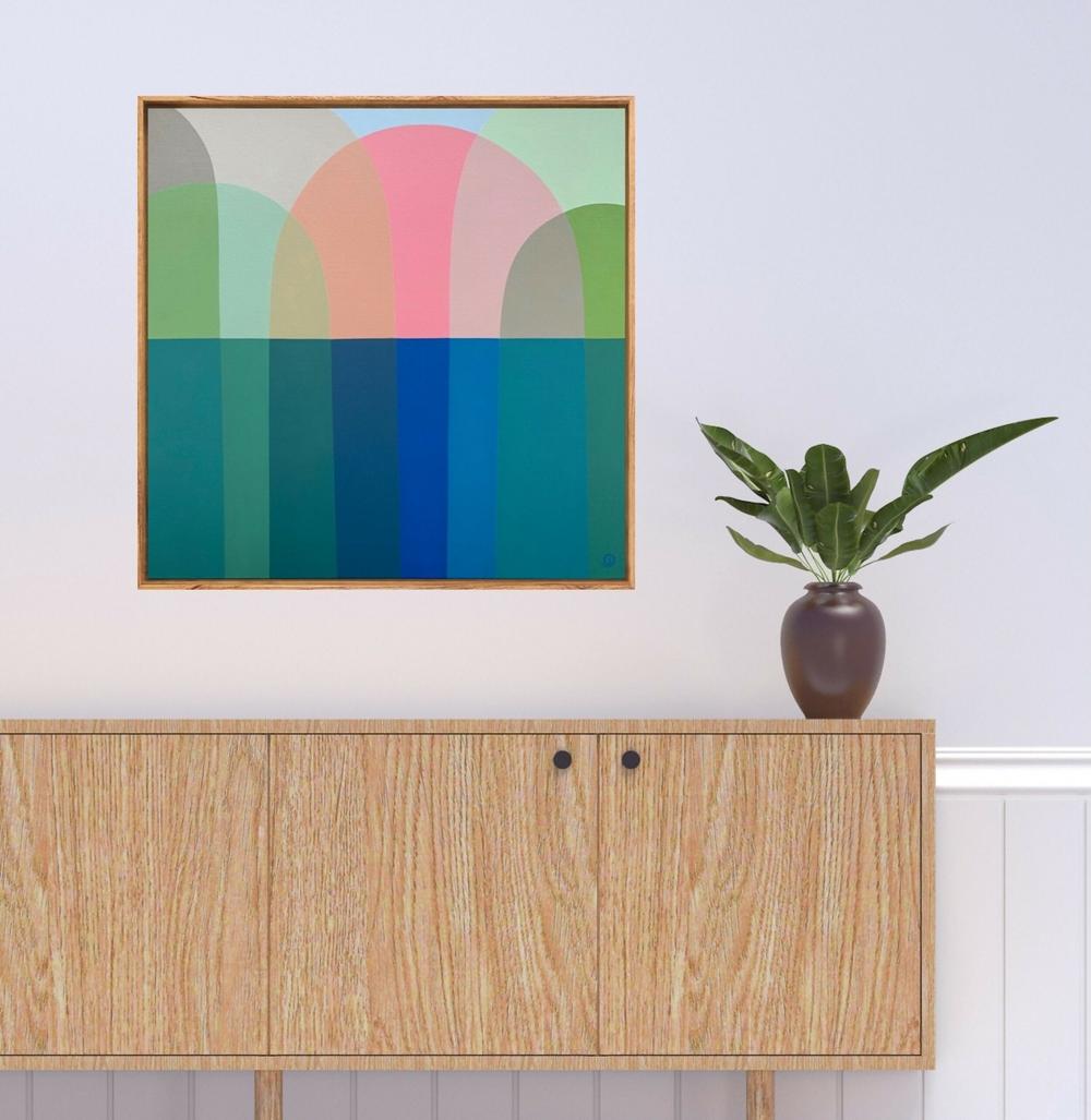 Reverie, Original Hand-Painted Canvas by Charlotte De Pace-by-Charlotte De Pace-original art-Gioia