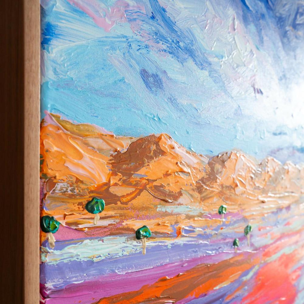 Rings On Her Fingers and Bells On Her Toes, Original Hand-Painted Canvas By Elle Pervez-by-Elle Pervez-original art-Gioia