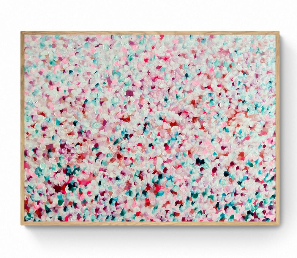 Roses all around , Original Artwork-by-Katherine Spiller-original art-Gioia