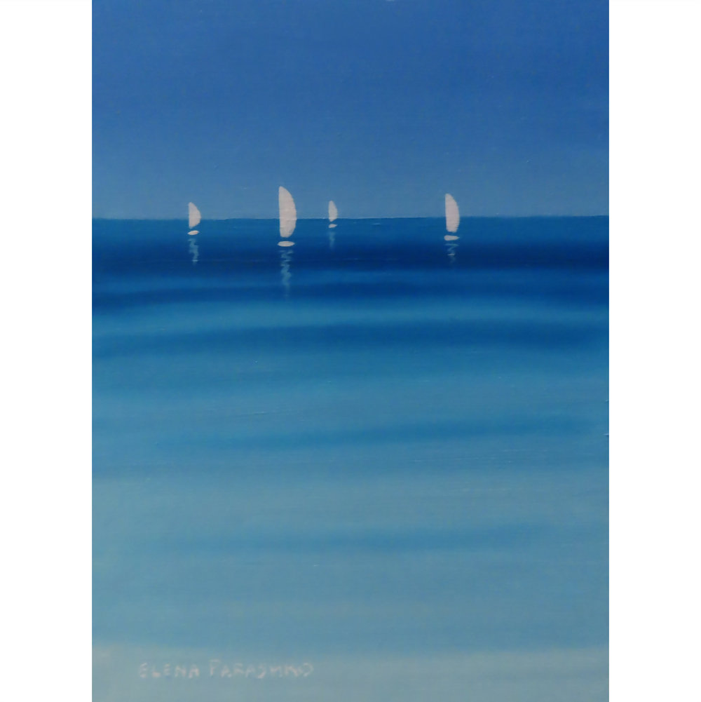 Sail the Wind II-by-Elena Parashko-original art-Gioia