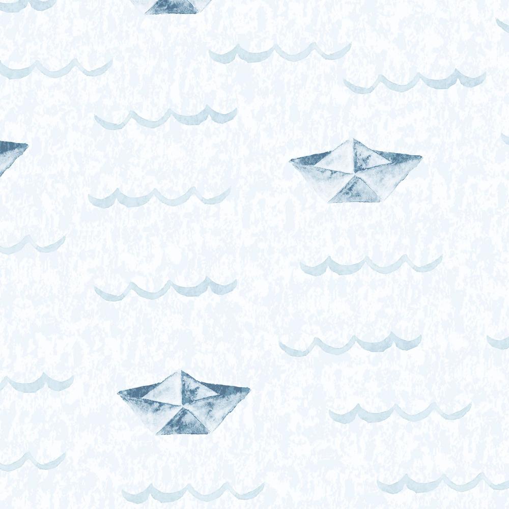 Sailing Paper Boats-wallpaper-eco-friendly-easy-removal-Gioia Wall Art-3