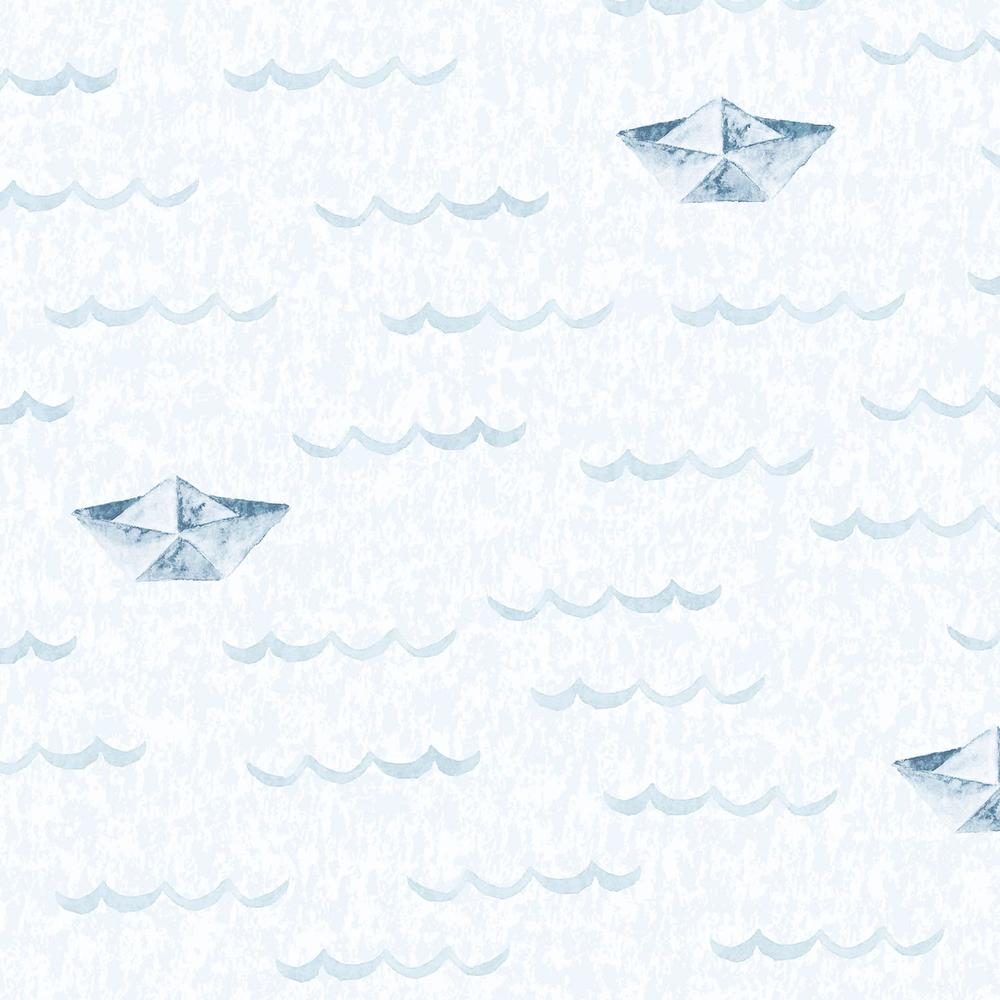 Sailing Paper Boats-wallpaper-eco-friendly-easy-removal-Gioia Wall Art-4