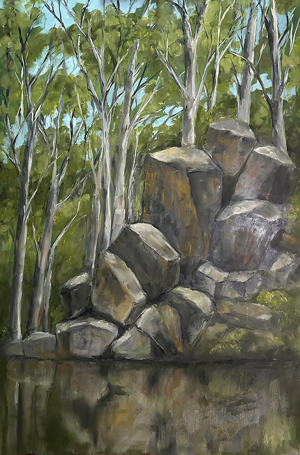 Sailors Creek-by-Pamela Gleeson Original Art-original art-Gioia