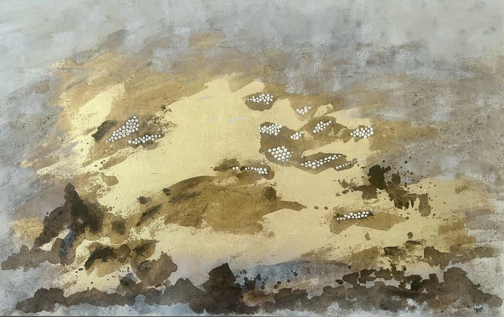 Sanctuary of Light (Oak Box Framed)-by-Gillian Deane Art-original art-Gioia