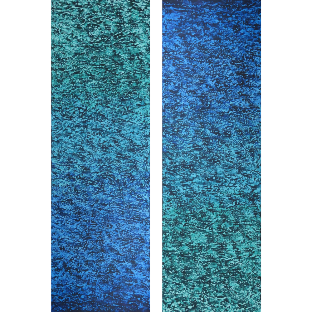 Sea-Green XIII and XIV-by-Elena Parashko-original art-Gioia
