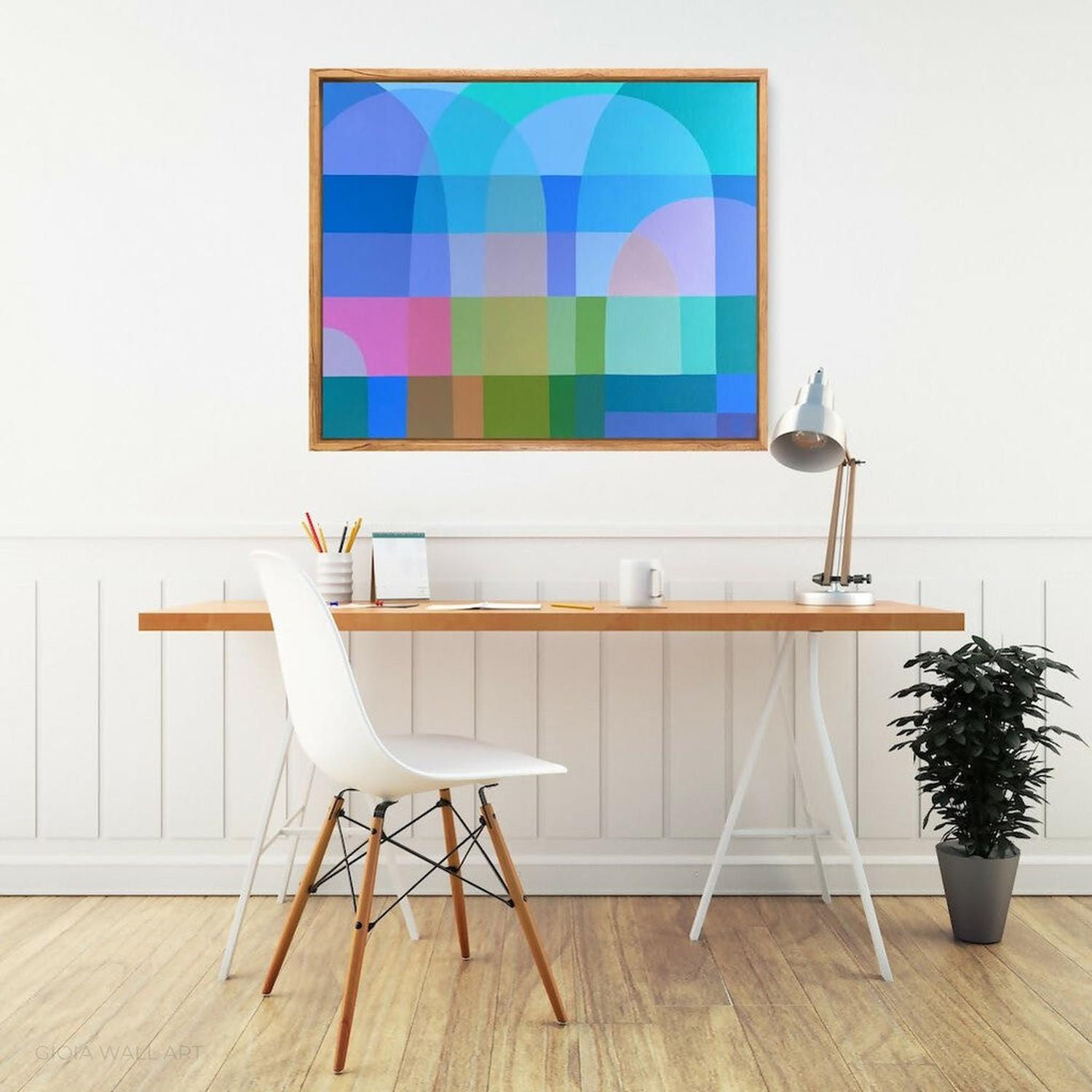 Sea Song, Acrylic on Canvas, 61x51cm, By Charlotte De Pace , Original Artwork-by-Charlotte De Pace-original art-Gioia