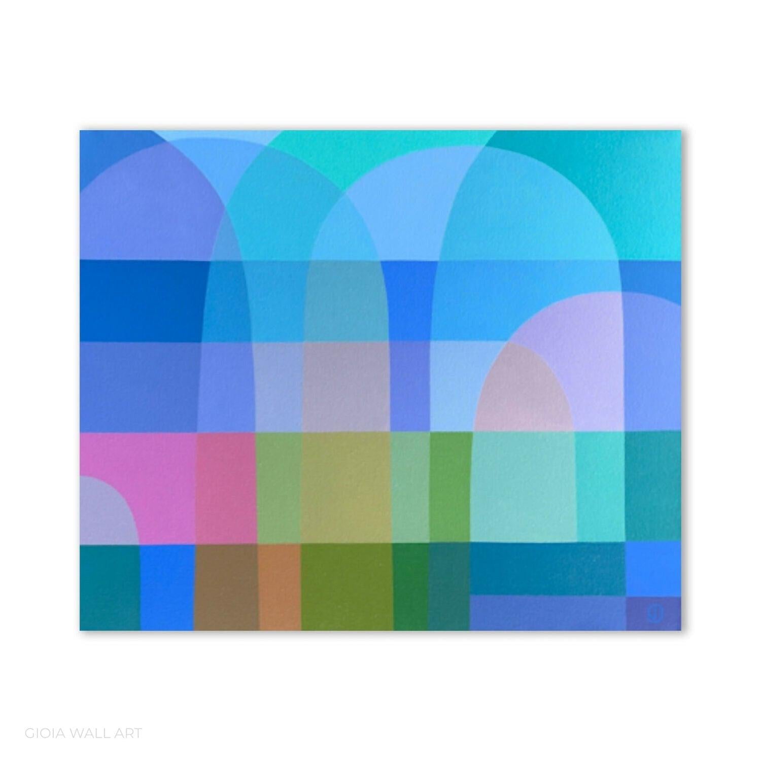 Sea Song, Acrylic on Canvas, 61x51cm, By Charlotte De Pace , Original Artwork-by-Charlotte De Pace-original art-Gioia