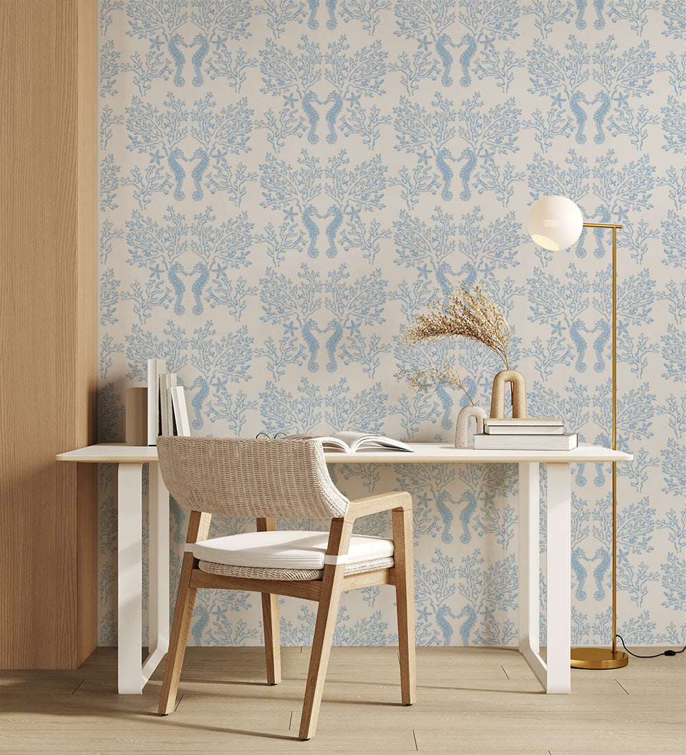 Seahorse, Style C, Wallpaper