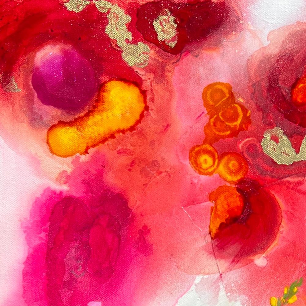 Season Of Bloom, Original Hand-Painted Canvas By Emily Birdsey-by-Emily Birdsey-original art-Gioia