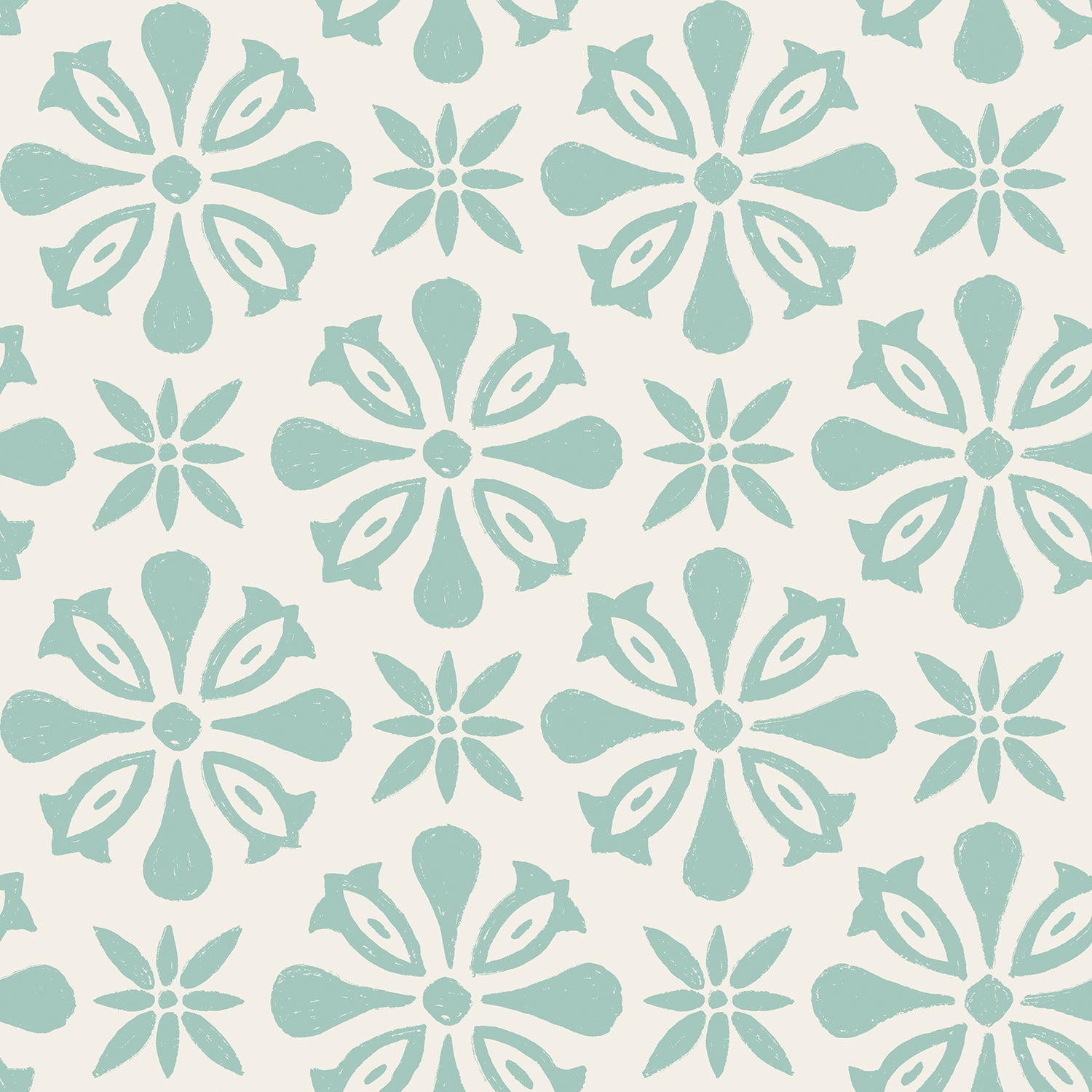 Seasonal Shades Aqua, Wallpaper