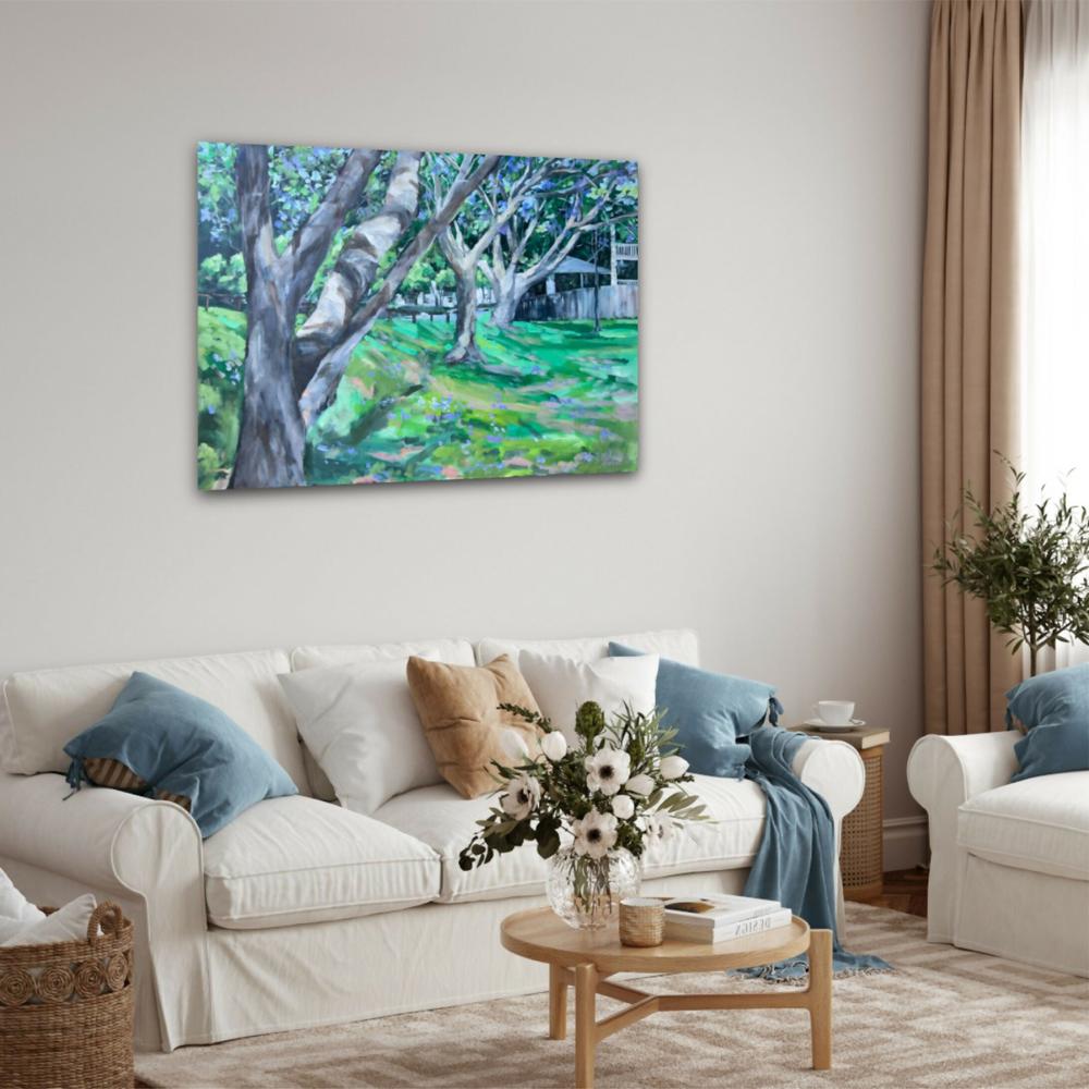 Seils Park Ashgrove, Original Hand-Painted Canvas By Meredith Howse-by-Meredith Howse-original art-Gioia