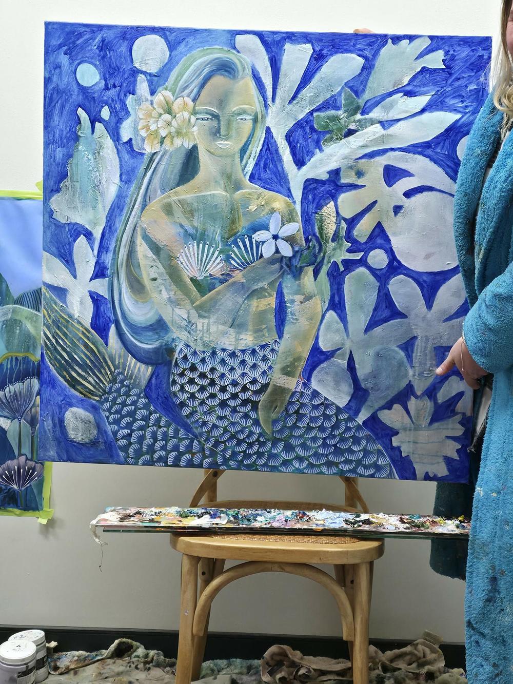 Serene , Original Artwork-by-Amanda Skye-original art-Gioia