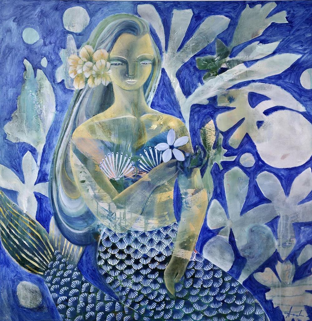 Serene , Original Artwork-by-Amanda Skye-original art-Gioia