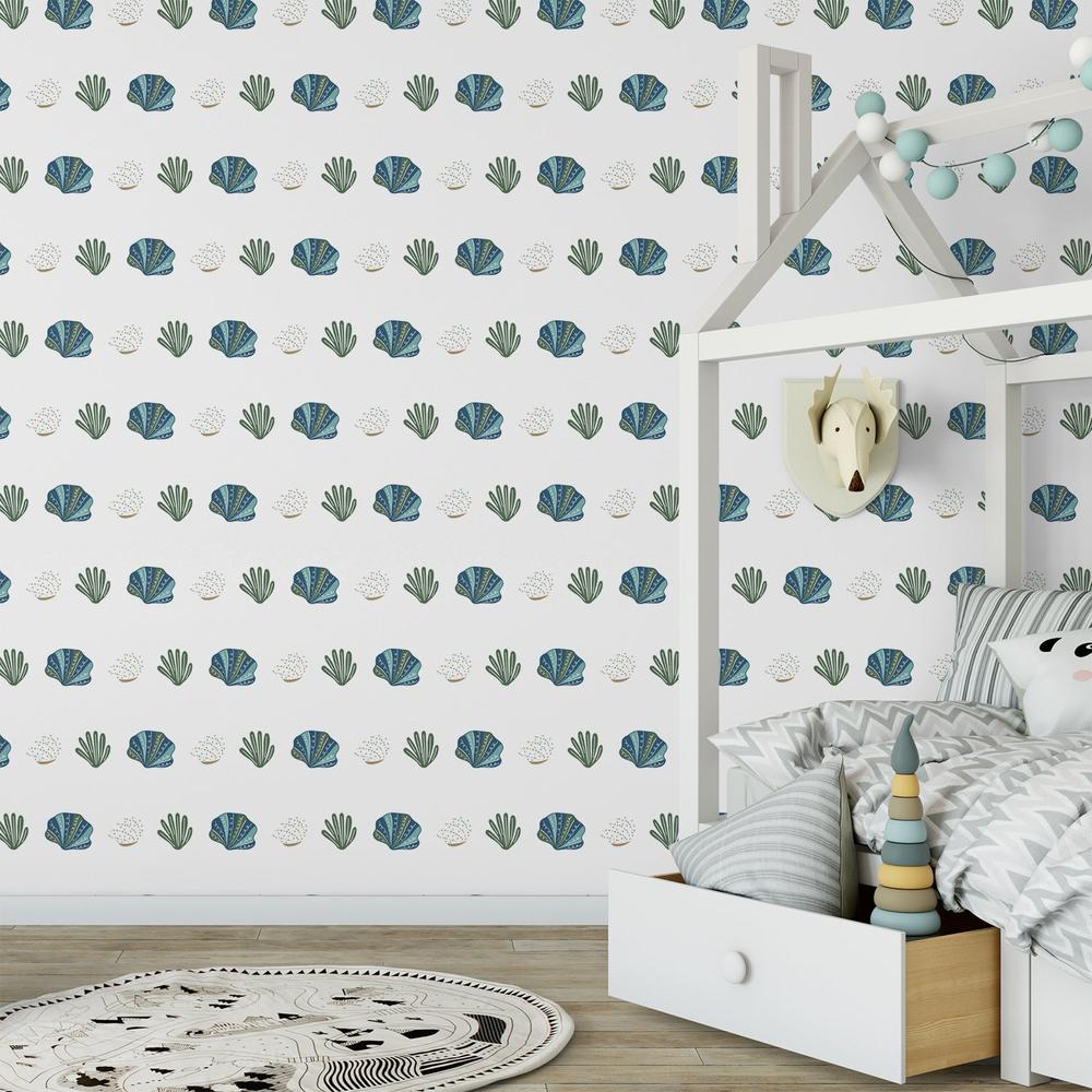 Shells And Corals-wallpaper-eco-friendly-easy-removal-Gioia Wall Art-5