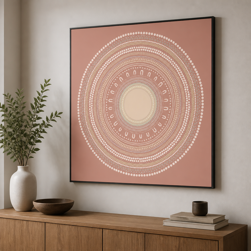 Yarning Circle Gathering, Blush tone, Style C