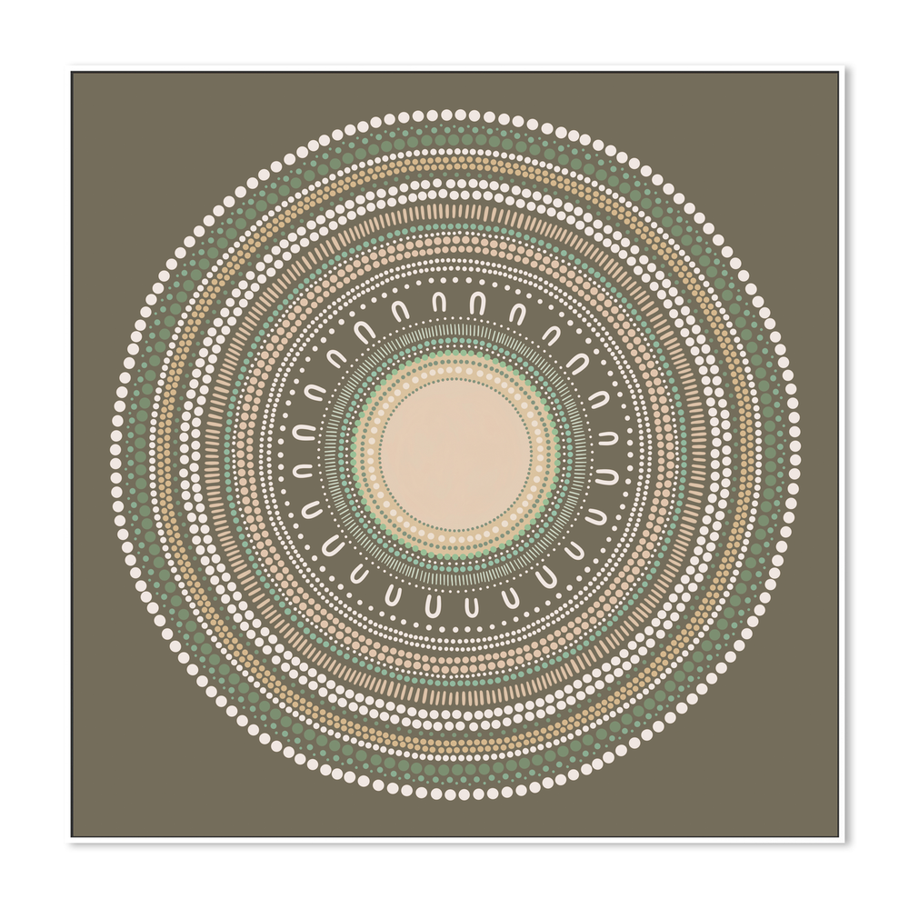 Yarning Circle Gathering, Olive tone, Style E