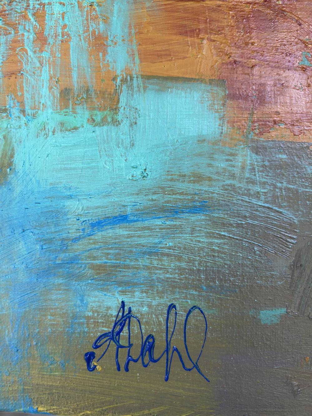 Ship of Hope coming into Dock-by-Astrid Dahl Original Art-original art-Gioia