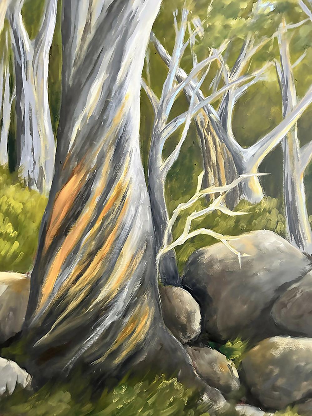 Snow Gums-by-Pamela Gleeson Original Art-original art-Gioia