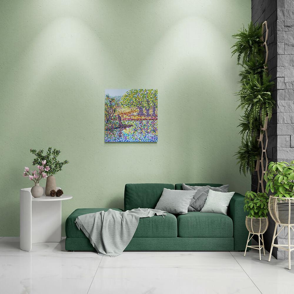 Solitude - the art of being alone-by-Judi Parkinson-original art-Gioia