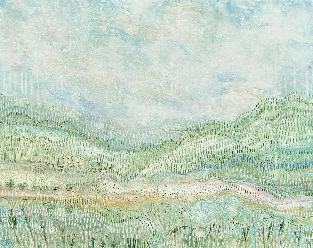 Somewhere Softly-by-Debra Duffy-original art-Gioia