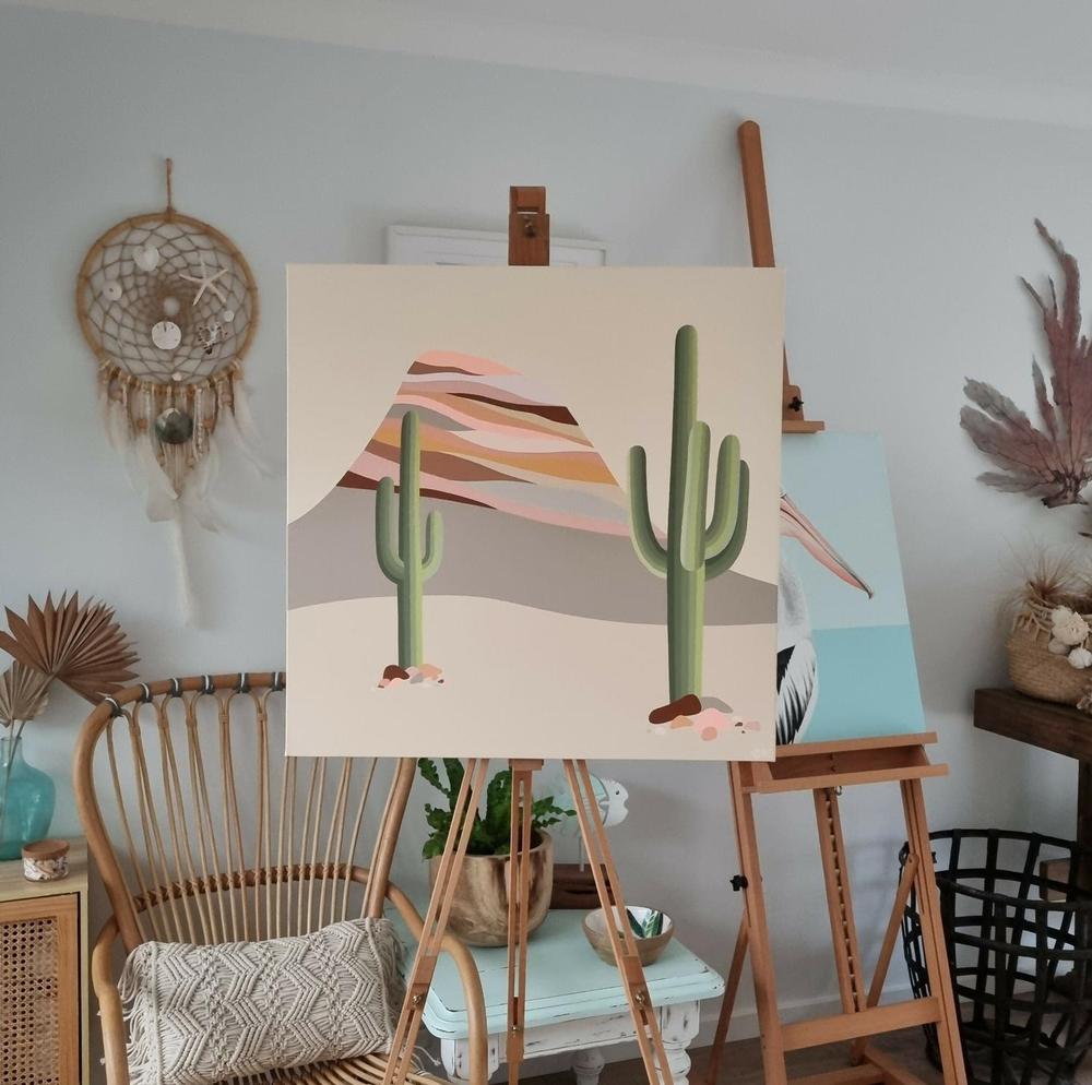 Sonora #4, Original Hand-Painted Canvas By Michelle Jirsensky-by-Michelle Jirsensky-original art-Gioia