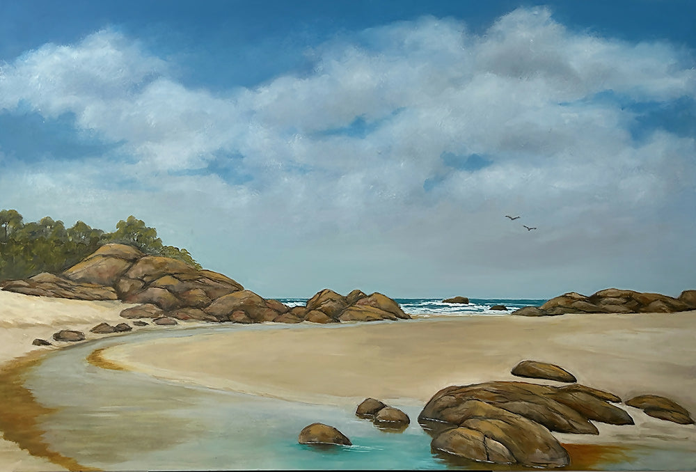 South West Rocks-by-Pamela Gleeson-original art-Gioia